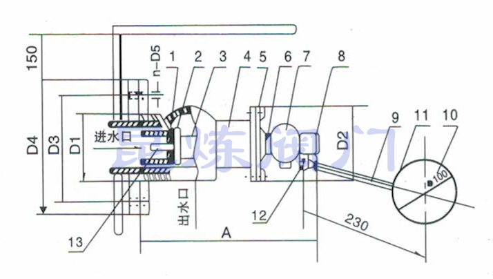 KL-101A1Ӹ򷧽ṹͼ- Ϻ޹˾